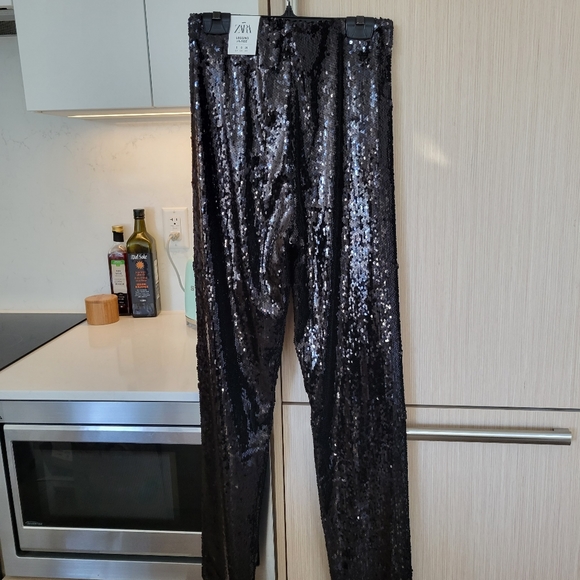 Zara sequin leggings - Picture 3 of 3